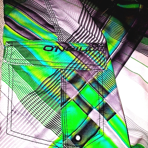 O'Neill Board/Surf/SWIM Trunks/Shorts XL - Baked Green - Picture 3 of 5